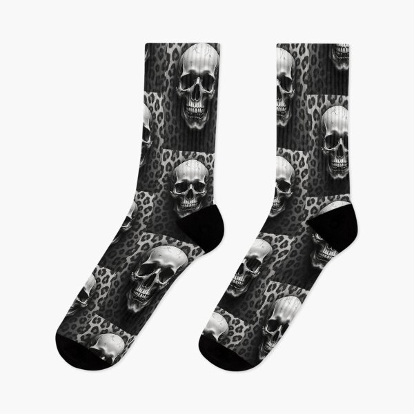 Item preview, Leopard Print Skull Art designed and sold by TheDarkWardrobe.
