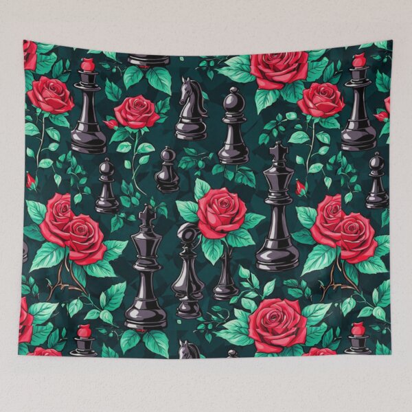 Artikelvorschau, Design Schach und Rosen entworfen und verkauft von Planetporridge.