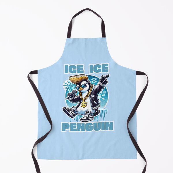 Item preview, Ice Ice Penguin – Funny Hip-Hop Penguin Throwback designed and sold by pUNKnown.