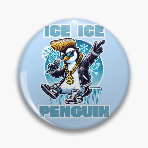 Item preview, Ice Ice Penguin – Funny Hip-Hop Penguin Throwback designed and sold by pUNKnown.