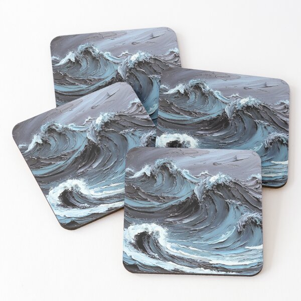 Item preview, abstract waves designed and sold by SKULLARTISTRY.