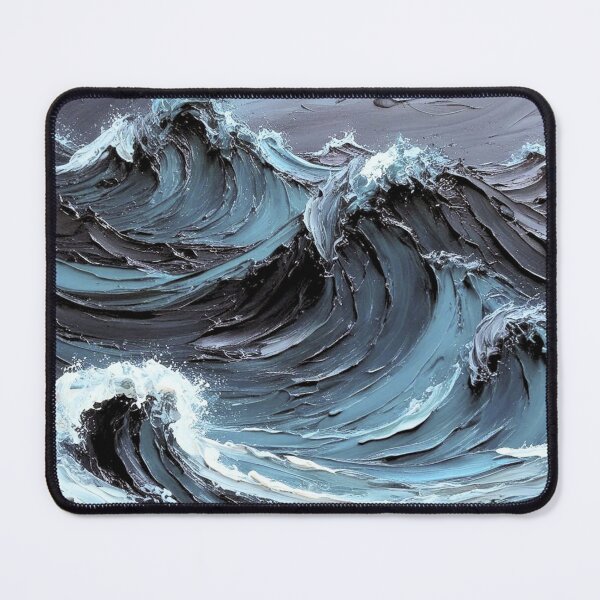 Item preview, abstract waves designed and sold by SKULLARTISTRY.