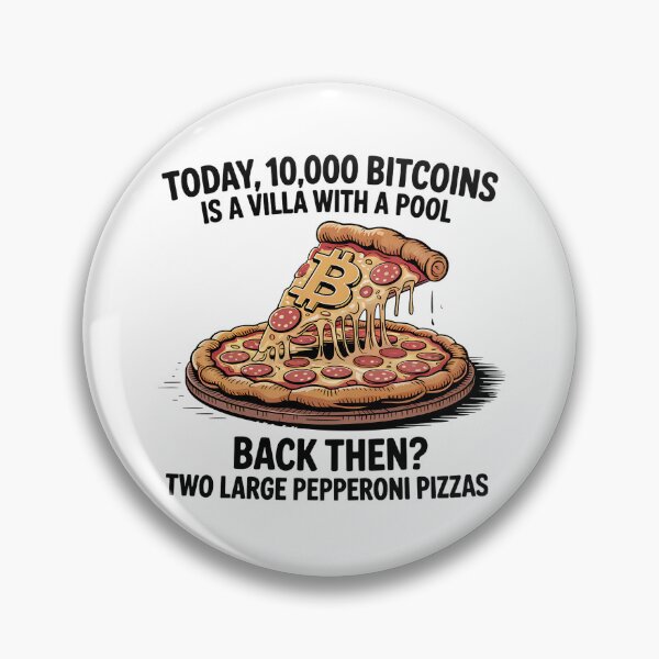 Item preview, Bitcoin Pizza Day From Two Pizzas to a Luxury Villa designed and sold by SurrealArtSzysz.