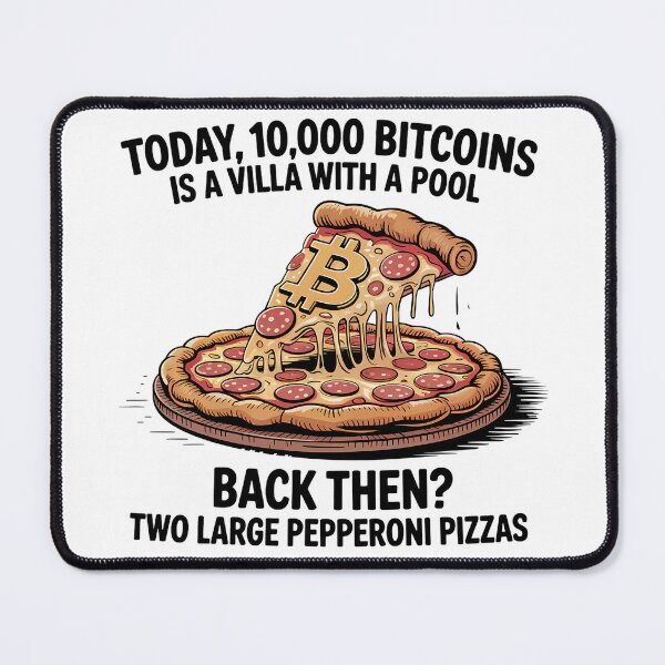 Item preview, Bitcoin Pizza Day From Two Pizzas to a Luxury Villa designed and sold by SurrealArtSzysz.