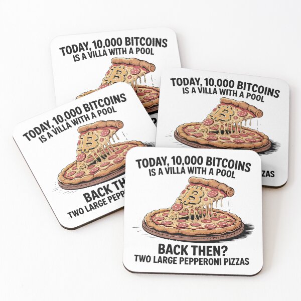 Item preview, Bitcoin Pizza Day From Two Pizzas to a Luxury Villa designed and sold by SurrealArtSzysz.
