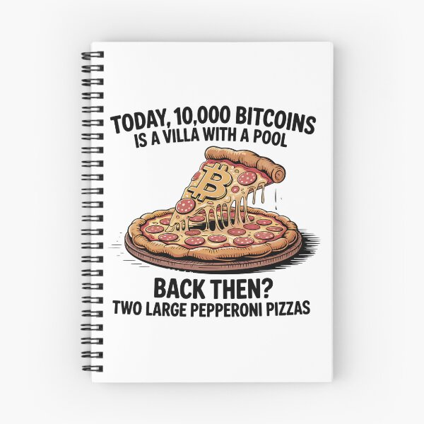 Item preview, Bitcoin Pizza Day From Two Pizzas to a Luxury Villa designed and sold by SurrealArtSzysz.