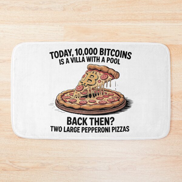 Item preview, Bitcoin Pizza Day From Two Pizzas to a Luxury Villa designed and sold by SurrealArtSzysz.