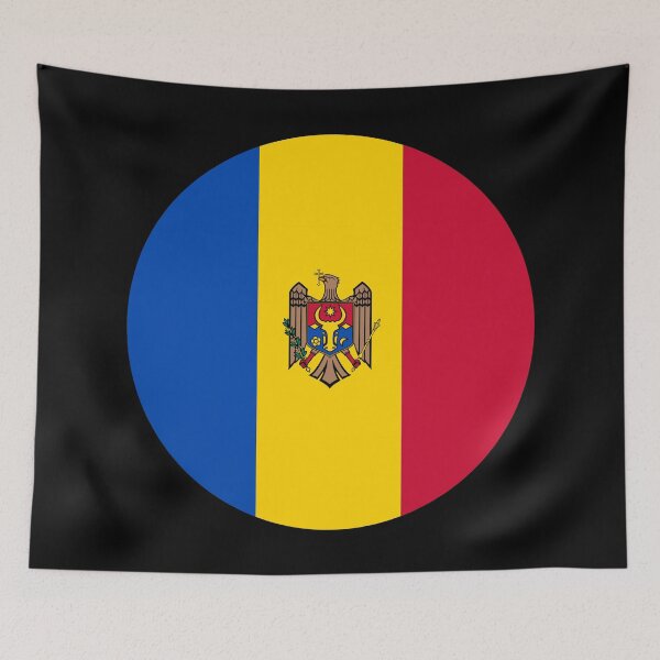 Item preview, Moldova Flag designed and sold by USEFULART-Shop.