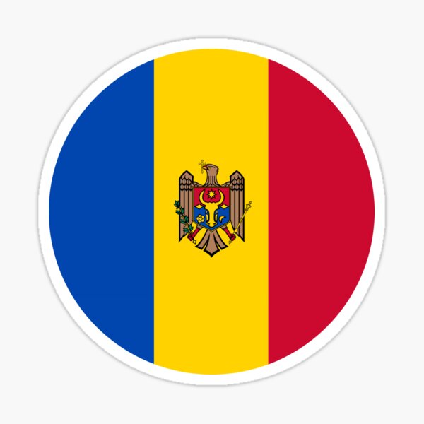 Item preview, Moldova Flag designed and sold by USEFULART-Shop.
