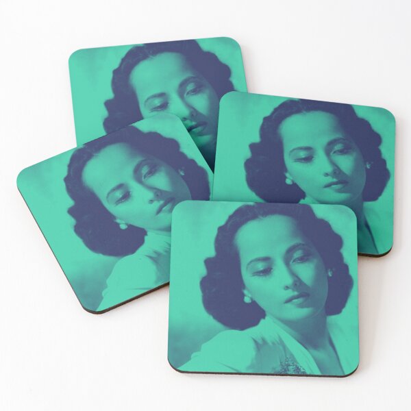 Item preview, Merle Oberon in blue and turquoise designed and sold by carmencuarzo.