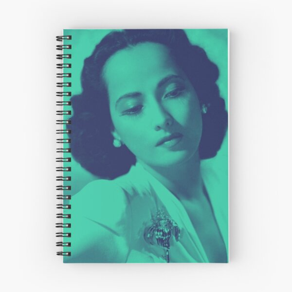 Item preview, Merle Oberon in blue and turquoise designed and sold by carmencuarzo.