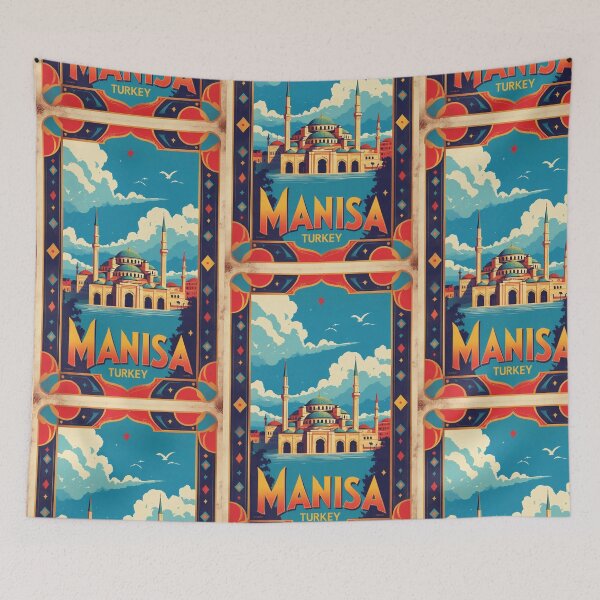 Item preview, Manisa Turkey Vintage Travel Tourism designed and sold by TravelersGems.