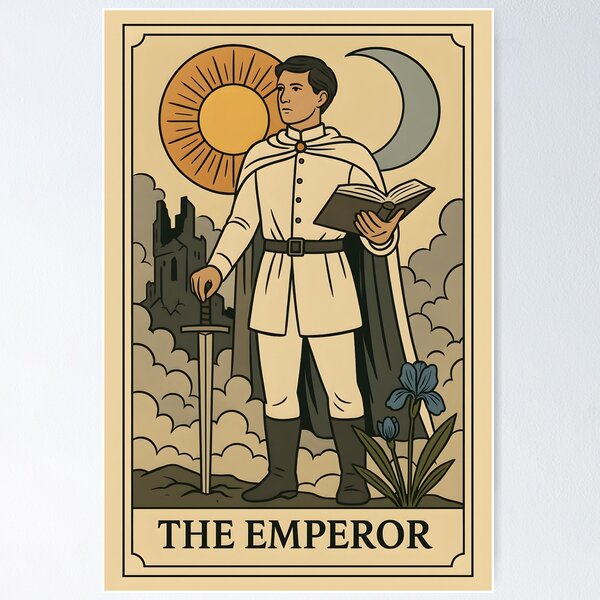 Item preview, Elend Venture - Mistborn Tarot Style Fantasy Art Print designed and sold by Jordan Bell.