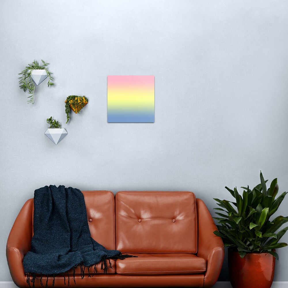 "Pastel Pride: Pan Flag" Metal Print for Sale by xDarkHikarix | Redbubble