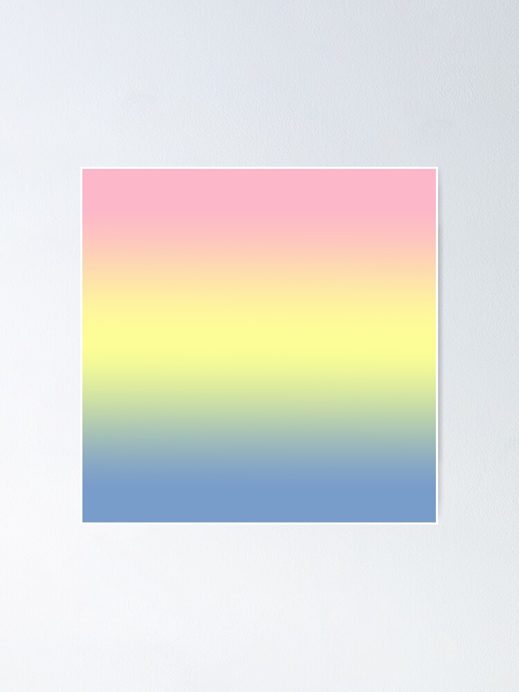 Poster « Pastel Pride: Pan Flag », par xDarkHikarix | Redbubble