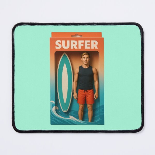 Item preview, cool surfer action figure designed and sold by Mauswohn.
