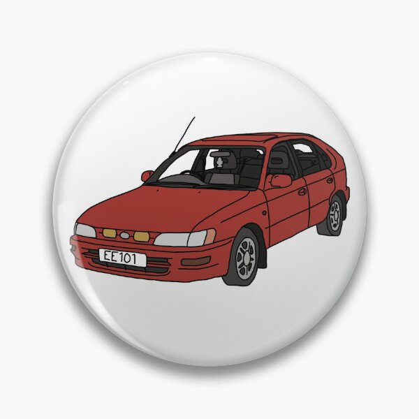 Item preview, EE101 Red Corolla Cartoon designed and sold by Abibo-Teslik.