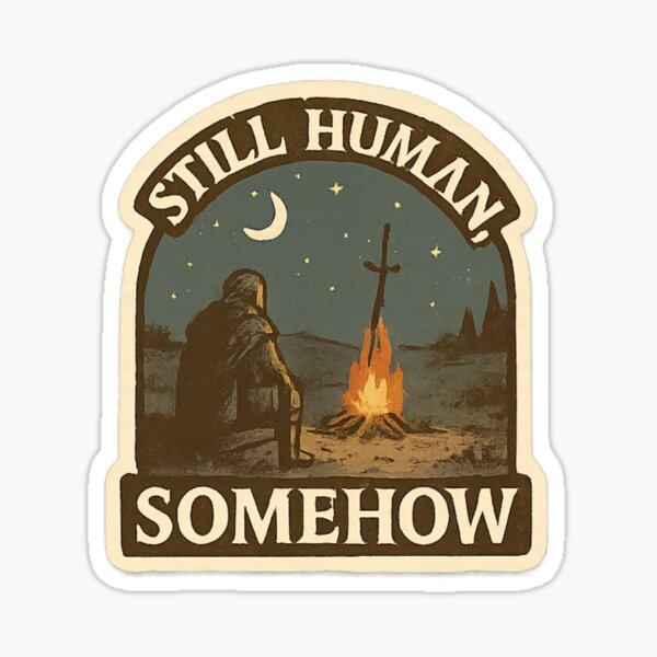 Item preview, “Still Human, Somehow” — Lone Ashen one at Firelink Shrine designed and sold by Souls-like Design Shop.