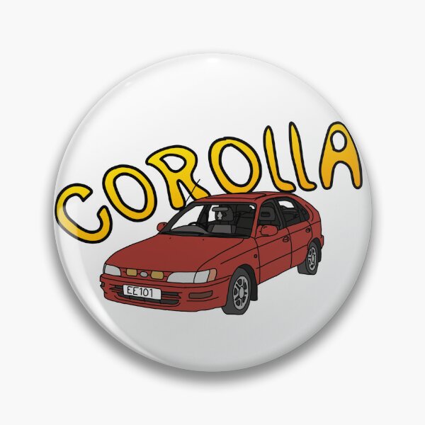Item preview, EE101 Red Corolla Cartoon With Text designed and sold by Abibo-Teslik.