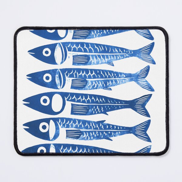 Item preview, Sardines watercolor art designed and sold by haroulita.