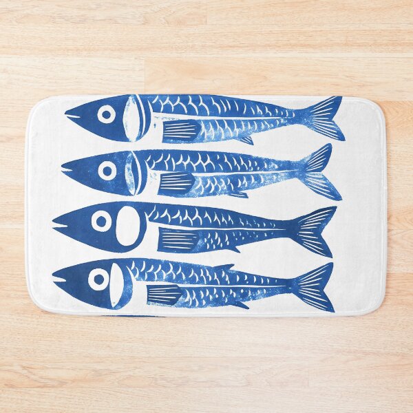 Item preview, Sardines watercolor art designed and sold by haroulita.