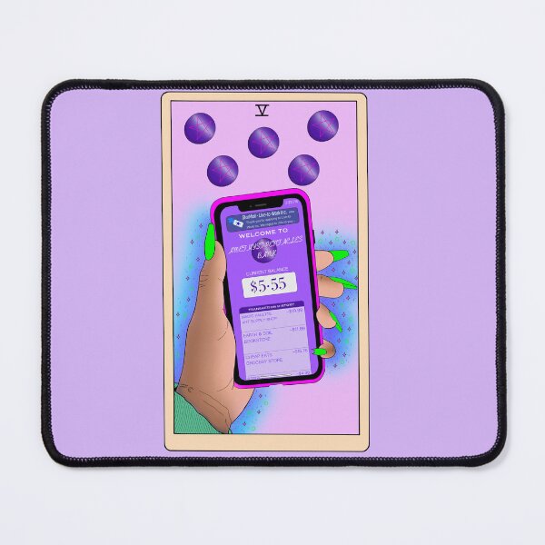Item preview, Tarot Card - 5 of Pentacles designed and sold by Eclectic Soul Art Co..