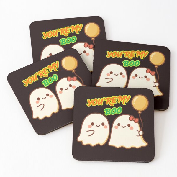 Item preview, You're My Boo – Cute Ghost Couple Love Design designed and sold by ParisShop.