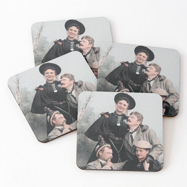 Item preview, Knut Hamsun and friends in 1885 designed and sold by 19th Century in Color.