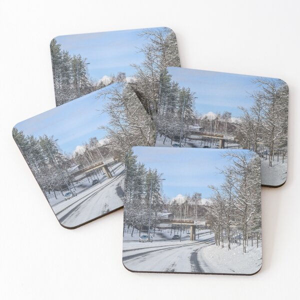 Item preview, Bridge and snowy driveway  designed and sold by bluerosesart37.