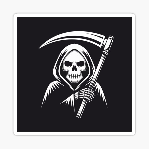 Item preview, A Hooded Skeleton With a Scythe designed and sold by jkrphoto.