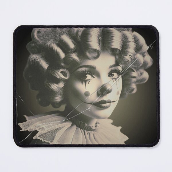 Item preview, Vintage Circus Clown Charm: A Nostalgic Vision designed and sold by GEM STYLE.