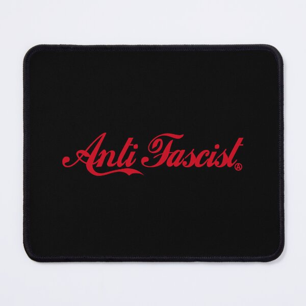 Item preview, Anti Fascist with Circle A Anarchy Symbol trademark - RED designed and sold by Thelittlelord.