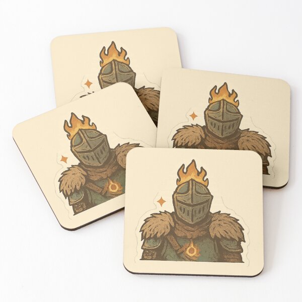 Item preview, “Bearer of the Curse” — Ashen one, chibi-style designed and sold by Souls-like Design Shop.