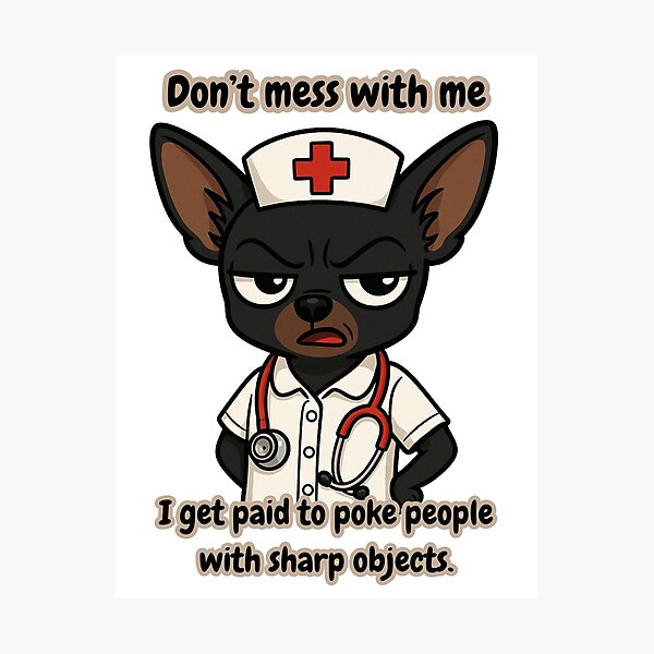 Item preview, Misty the Sassy Chi Nurse Sharp Objects designed and sold by FuntasticMatt.