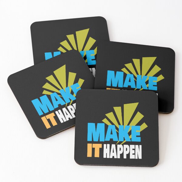 Item preview, Make It Happen quote designed and sold by AZTRELIS.