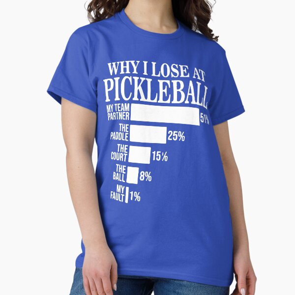 Item preview, Why I Lose At Pickleball, Funny Pickleball Enthusiast, Pickleball Lover Inspirational, Pickleball Game designed and sold by DesignDenDo.