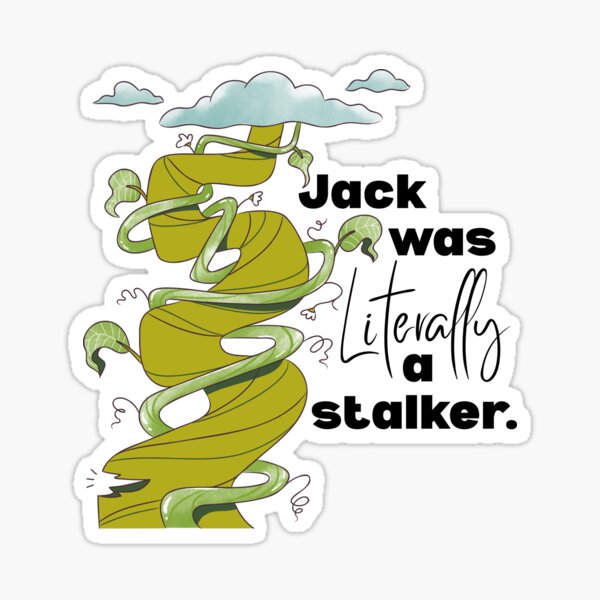 Artikel-Vorschau von Jack the (Bean) Stalker Version 2, designt und verkauft von TheBookBarista.