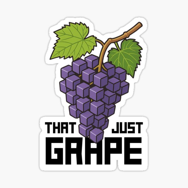 Item preview, Pixel Grape With Blocky Style designed and sold by GalenoBuffet.
