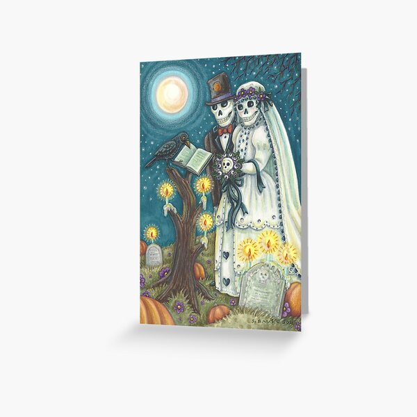 CEMETERY NUPTIALS Greeting Card