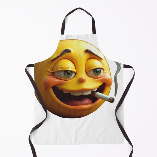 Item preview, Funny High Emoji Smoking Cigarette designed and sold by OutdoorArtistry.