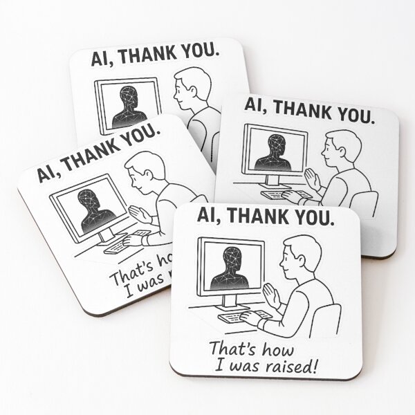 Item preview, AI, THANK YOU. designed and sold by LOGOSINTERIUM.