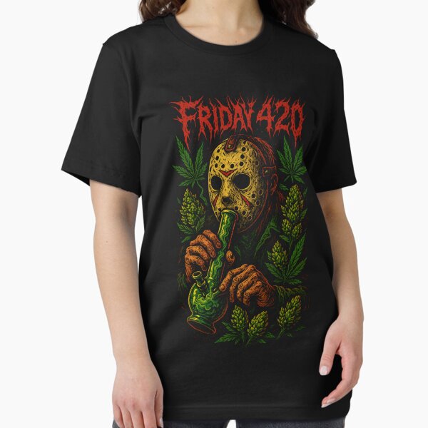 Item preview, Friday 420 Funny Stoner Horror Metal designed and sold by DreamCraze.