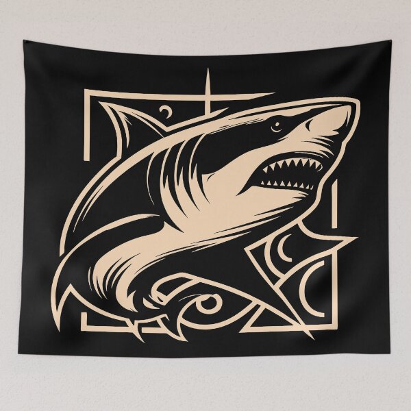Item preview, Shark Emblem designed and sold by Aleksandar Kostjuk.