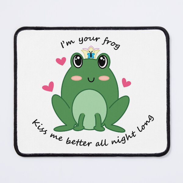 Item preview, I'm Your Frog (Kiss Me Better)(Black Text) designed and sold by libertyp1006.