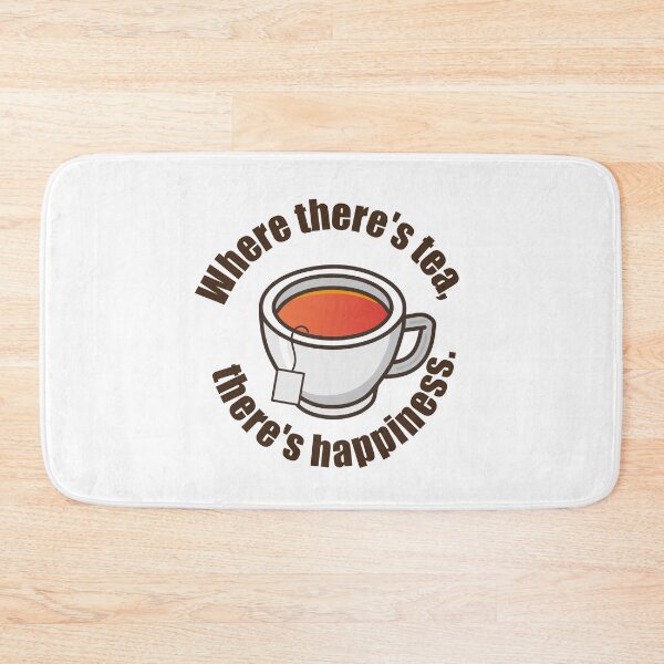Item preview, Tea time quote with tea cup circle happiness designed and sold by Eva-Designs-.