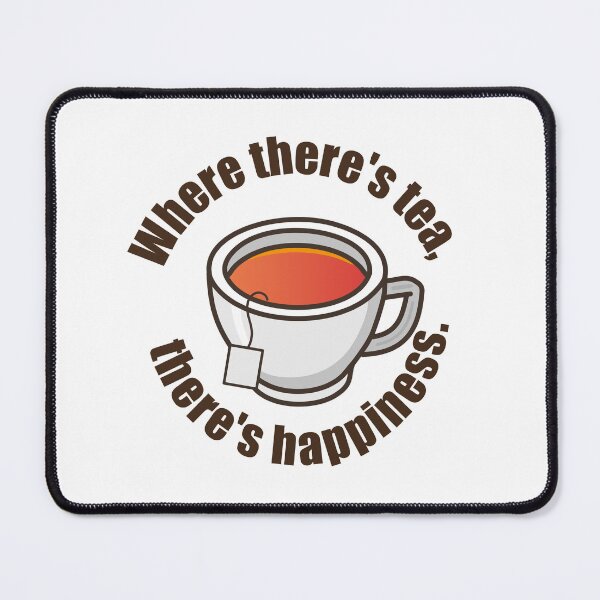 Item preview, Tea time quote with tea cup circle happiness designed and sold by Eva-Designs-.