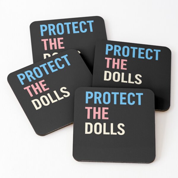 Item preview, Protect The Dolls Trans Pride Human Rights Retro Funny designed and sold by Cute-Collection.