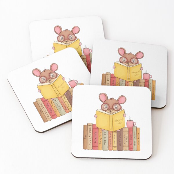 Item preview, Cute Mouse reading a Book designed and sold by Doodleooly.