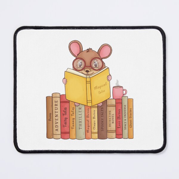 Item preview, Cute Mouse reading a Book designed and sold by Doodleooly.