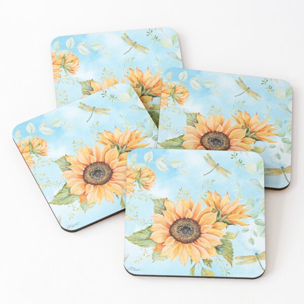 Item preview, Sunflowers And Dragonfly Garden A designed and sold by Jean Plout.
